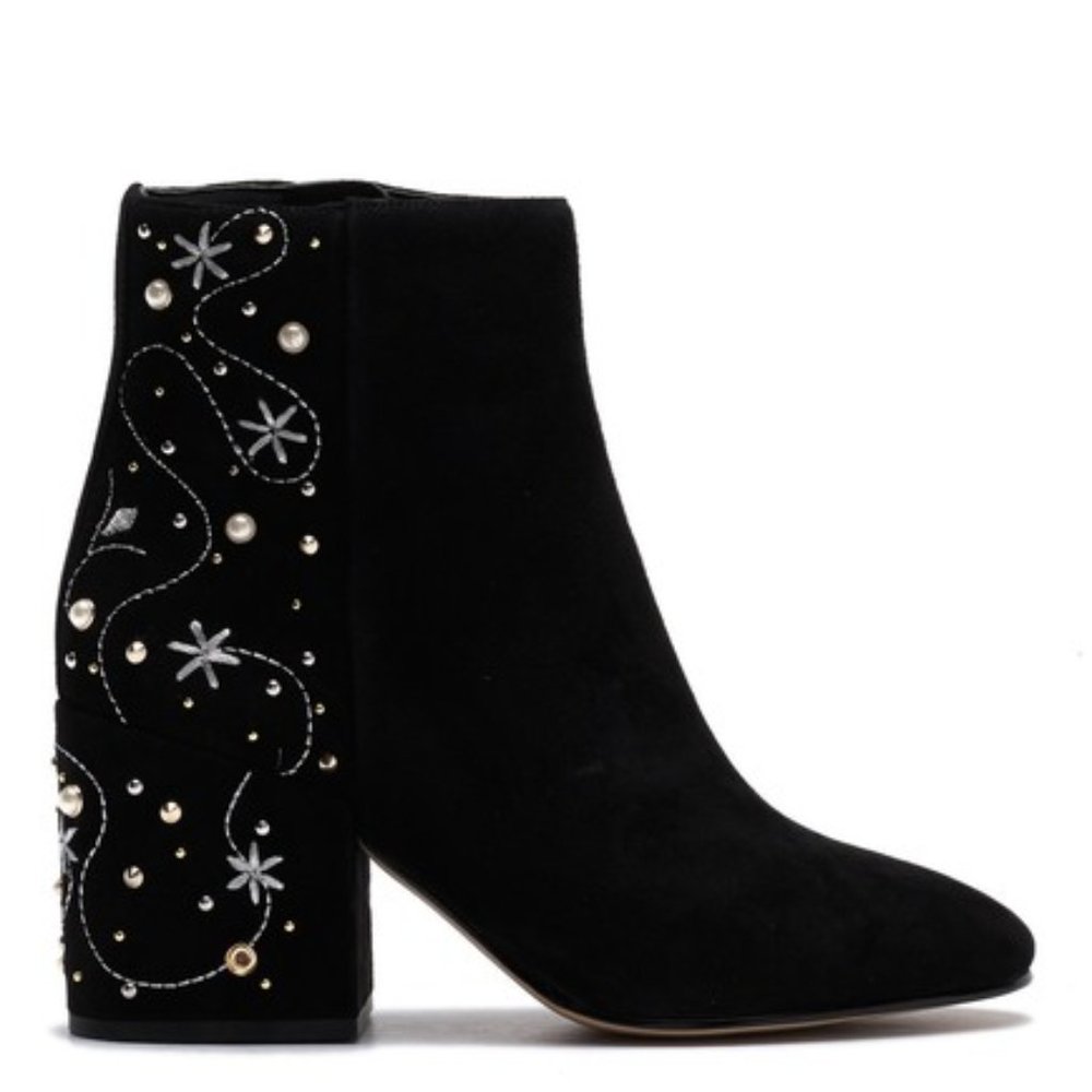 Sam Edelman Taft Embroidered Faux Pearl St…